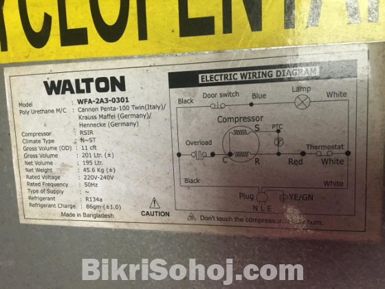 Walton refrigerator